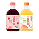 PLUS会员：侍魂 双果味葡萄酒 柠檬百香果*1瓶+草莓樱桃*1瓶 300ml*2瓶