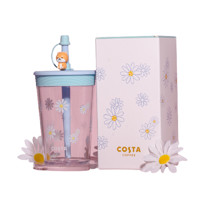 COSTA COFFEE 咖世家咖啡 儿童吸管杯+背带 450ml 萌宠柯基