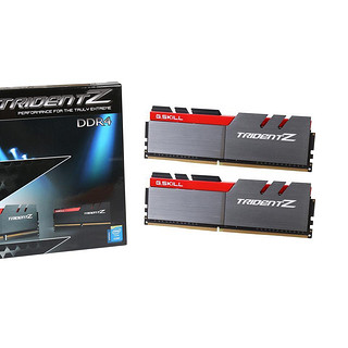 G.SKILL 芝奇 Trident Z三叉戟系列 DDR4 3200MHz 台式机内存 马甲条 银色 8GB 4GB*2 F4-3200C16D-8GTZ