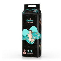 Pampers 帮宝适 黑金帮系列 肌之奢宠纸尿裤 L42片