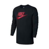 NIKE 耐克 SPORTSWEAR 男子运动卫衣 708467-010 黑/红勾 S