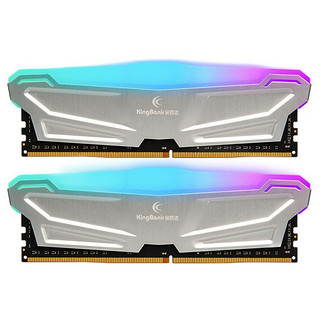 KINGBANK 金百达 星爵系列 DDR4 3200MHz RGB 台式机内存 灯条 白色 16GB 8GB*2