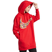 NIKE 耐克 SPORTSWEAR 女子运动卫衣 BV5984-600 红色 M
