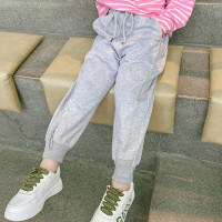BuDing·HaLu 布丁哈鲁 女童春秋运动裤