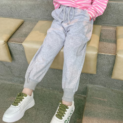 BuDing·HaLu 布丁哈鲁 女童春秋运动裤