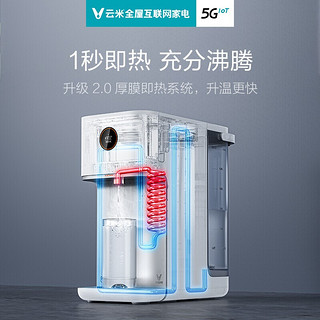 云米台式净饮机X2家用即热式桌面饮水机RO反渗透直饮小型加热一体机净水器净饮一体机