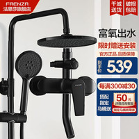 FAENZA 法恩莎 卫浴（FAENZA）淋浴花洒套装  FE07L331MB黑色