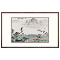 弘舍 吴亚坤《山水青音》100×65cm 新中式玄关装饰画 书房山水画 餐厅装饰画 客厅走廊壁画