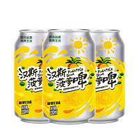 Hunt's 汉斯 菠萝啤330ml*12罐24罐碳酸饮料怀旧汽水汉斯香橙味饮料整箱装