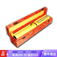 积善 清明上河图壁画千里江山图长卷国画中式客厅装饰画沙发背景墙装饰画书房办公室挂画玄关走廊过道山水画 清明上河图黄色锦绫 400*35cm/幅