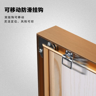 积善 客厅装饰画玄关抽象艺术三联画简约现代轻奢沙发会所宾馆办公室背景壁画三联画有框酒店餐厅墙画挂画 C款（奢华金属外框） 60*80cm（拉丝钛金外框）