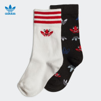adidas 阿迪达斯 官网 adidas 三叶草 CREW 2PP 小童运动袜子GD3129