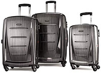 Samsonite 新秀丽 Winfield 可扩展行李箱，24 \“（约0.61米），木炭色，3-pc Set (20/24/28)