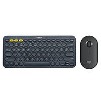 logitech 罗技 K380 蓝牙无线键盘+Pebble 蓝牙无线鼠标 无线键鼠套装