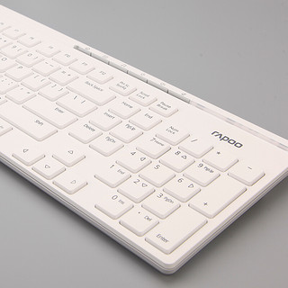 RAPOO 雷柏 8100M 无线键鼠套装 白色