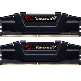 G.SKILL 芝奇 Ripjaws V DDR4 3200MHz 台式机内存 马甲条 宾利黒 8GB F4-3200C16S-8GVKB