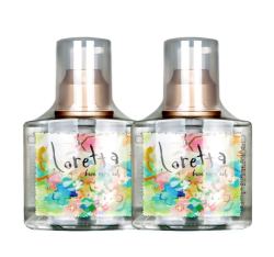Loretta 日本进口Loretta玫瑰护发精油滋养抚毛躁天然香持久留香2瓶装香味