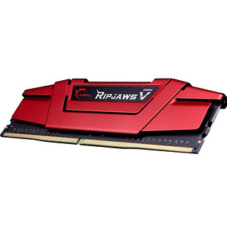 G.SKILL 芝奇 Ripjaws V DDR4 3200MHz 台式机内存 马甲条 法拉利红 8GB F4-3200C16S-8GVKB