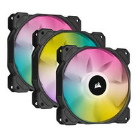 美商海盗船 SP120 RGB 精英版 ARGB 120mm 机箱散热风扇 三只装