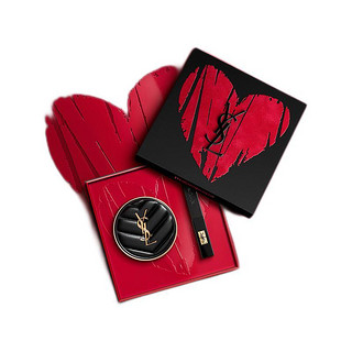  圣罗兰 YSL /圣罗兰 YSL  底妆随行礼盒装 (皮革版明彩轻垫粉底液#B20透亮色14g+细管丝绒纯口红#N°302赤裸豆沙2.2g) 七夕限定版