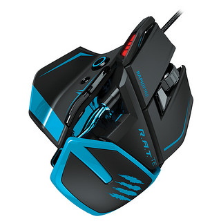 Mad Catz 美加狮 R.A.T.TE 蓝灵版 有线鼠标 8200DPI 黑蓝色