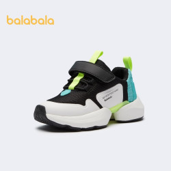 balabala 巴拉巴拉 儿童复古慢跑鞋