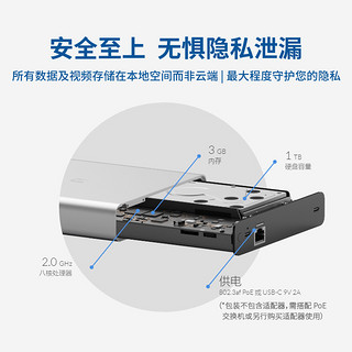 UBNT优倍快UniFi网络控制器UCK-G2-PLUS硬件AC 预装Protect 视频监控 自带1TB内存 NVR存储空间 免费远程访问