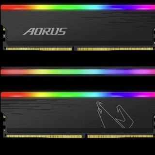 GIGABYTE 技嘉 DDR4 4400MHz RGB  台式机内存 灯条 黑色 16GB 8GB*2 幽暗领主