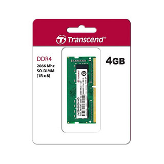 Transcend 创见 DDR4 2666MHz 笔记本内存 普条 绿色 8GB JM2666HSH-8G