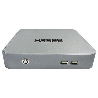 Hasee 神舟 Mini PC3 商用台式机 银灰色（赛扬J3160、核芯显卡、4GB、120GB SSD、风冷）