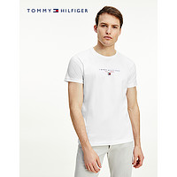 TOMMY HILFIGER 汤米·希尔费格 Tommy 21新款春夏男装休闲时尚纯棉字母印花圆领短袖T恤