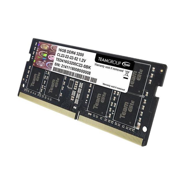 Team 十铨DDR4 3200MHz 笔记本内存普条黑色8GB TED48G3200C22-SBK