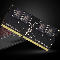 Team 十铨 DDR4 3200MHz 笔记本内存 普条 黑色 8GB TED48G3200C22-SBK