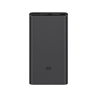 Xiaomi 小米 PLM12ZM 移动电源 黑色 10000mAh Type-C Micro-B 18W 双向快充