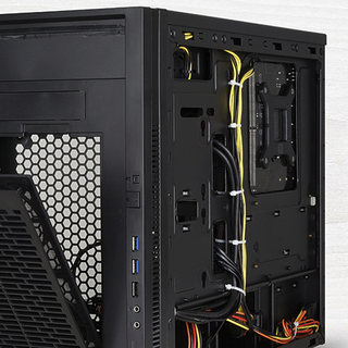 COOLER MASTER 酷冷至尊 小清风 静音版 MATX机箱 非侧透 黑色