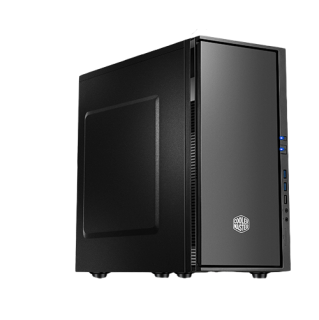 COOLER MASTER 酷冷至尊 小清风 静音版 MATX机箱 非侧透 黑色
