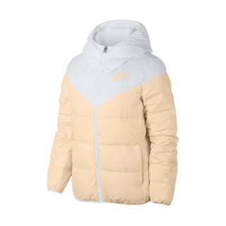 NIKE 耐克 SPORTSWEAR WINDRUNNER DOWN FILL 女子运动羽绒服 939439-100 白/黄 XXL