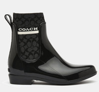 COACH 蔻驰 女士 Rivington Signature 针织雨靴