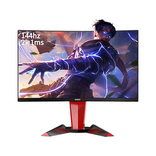 i FOR GAME 游戏悍将 AT27QC 27英寸 TN 曲面 FreeSync 显示器（2560×1440、144Hz）