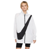NIKE 耐克 Sportswear Swoosh 女子梭织夹克 BV3686-100 白/黑 XL