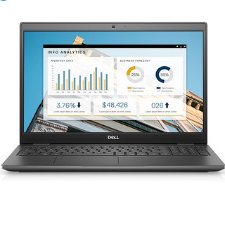 DELL 戴尔 Latitude 3510 15.6英寸 轻薄本 黑色 (酷睿i3-10110U、核芯显卡、8GB、256GB SSD、1080P、IPS、60Hz）