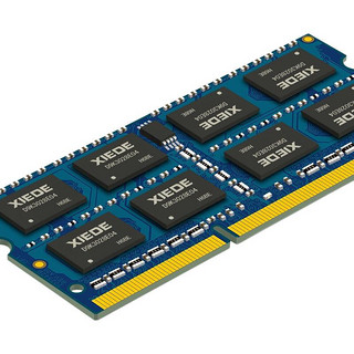 xiede 协德 DDR3 1600MHz 笔记本内存 普条 蓝色 2GB