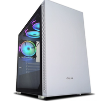  影驰 GALAX 博克斯 M-ATX机箱 半侧透 含电源 650W 白色