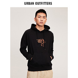 urban outfitters 男士印花连帽卫衣 UO-59360016-000