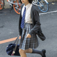 限尺码：春日制服部 澪原中 jk制服 百褶格裙