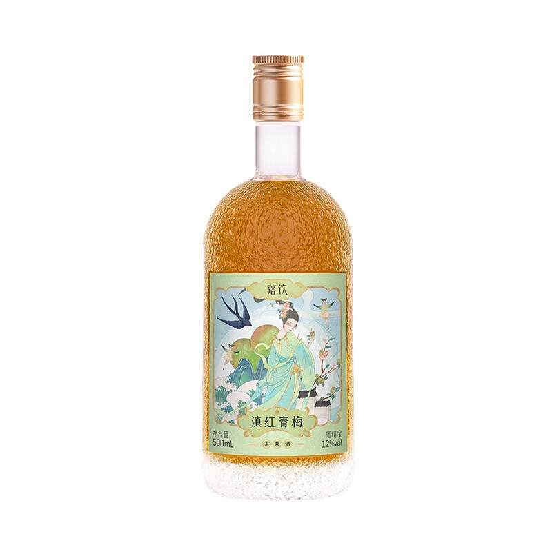 LUOYIN 落饮 茶果酒 滇红青梅味 500ml