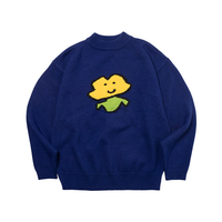 ROARINGWILD 男女款圆领针织衫 ORW212537-08 蓝色 S