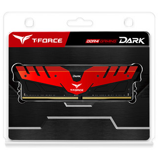 Team 十铨 冥神系列 DDR4 3000MHz 台式机内存 马甲条 红色 8GB TDZRD48G3000HC16CBK