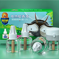 有券的上：SUPERB 超威 电热蚊香液 薄荷清香型 3瓶1器（165晚 ）