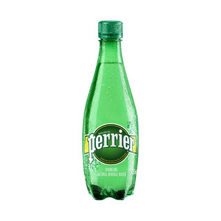 perrier 巴黎水 充气天然矿泉水 原味 500ml*24瓶